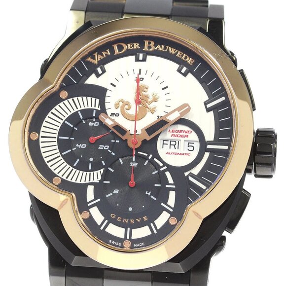 VAN DER BAUWEDE Legend Rider Chronograph Automatic Men's Watch - Picture 1 of 7